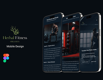 Herbal Fitness multiple devices design