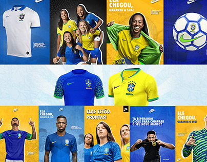 Portfólio Seleção Brasileira e Nike