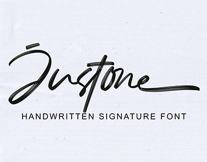 FREE | Justone Handwritten Signature Font