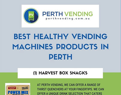 Install Healthy Vending Machine for Better Lifestyle
