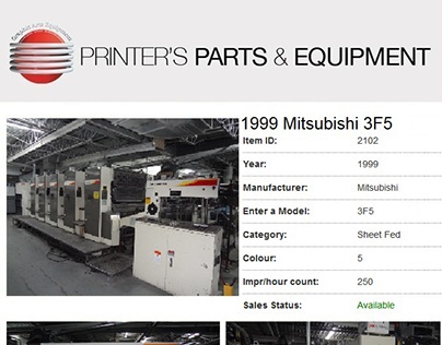 1999 Mitsubishi 3F5 by Printers Parts & Equipment