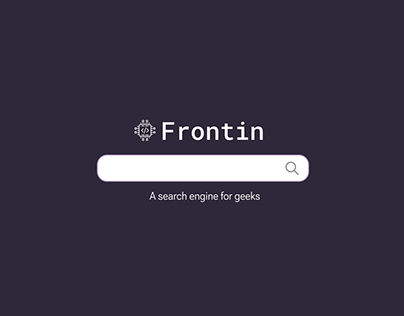 Frontin: A Search Engine for Computer Science Majors