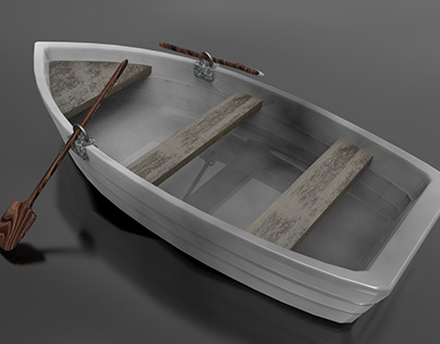 Dirty Boat 3D Model