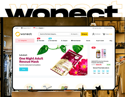 wonect.com - Website UI/UX