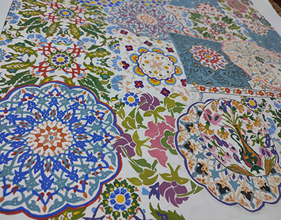 Turkish-Islamic textile Harmony