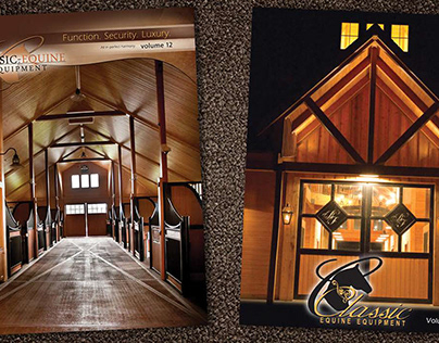 Catalog Cover Design - Equine Industry Client