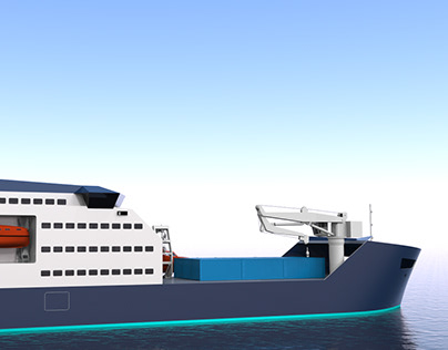 Cargo-passenger vessel 75m