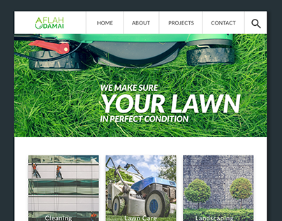 Aflah Damai Website Design