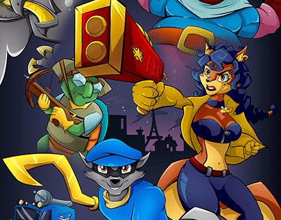 Sly Cooper Concept - Characters & Art - Sly 3: Honor Among Thieves