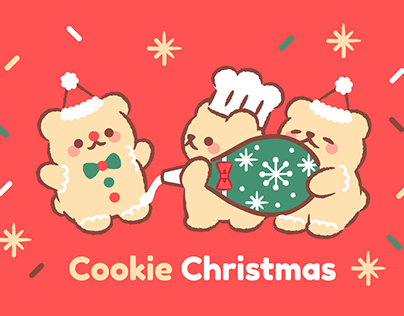 Christmas Bear Cookies