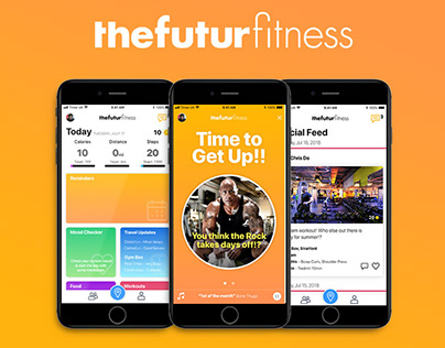 UX/UI - Fitness Motivation Mobile App