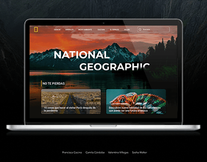 Rediseño web de National Geographic