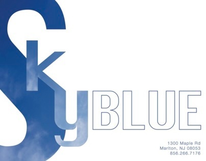 Sky Blue, Logo and Mailer Design