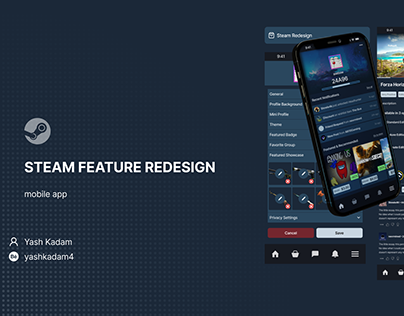 Steam - Mobile App (Feature Redesign)
