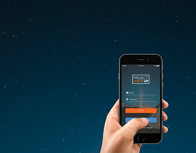 Project:Live It up - UI Design - Mobile App