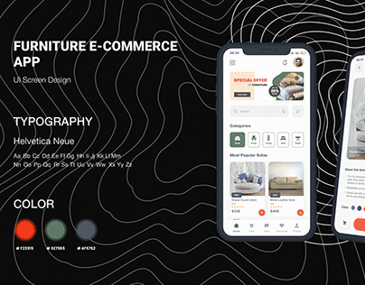 UI screen 002 - Furniture e-commerce app