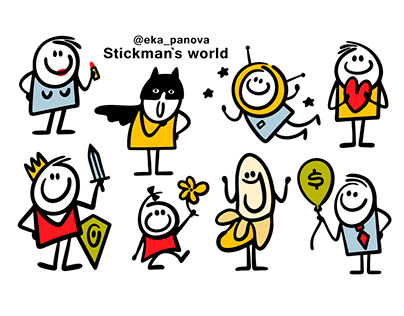 Stickman`s worl stickers