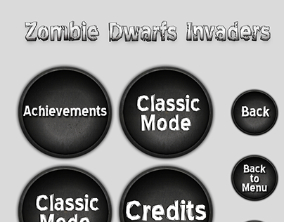 Zombie Dwarfs Invaders GUI