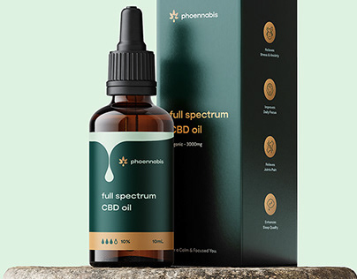 phoennabis CBD oil - Logo Design & Packaging
