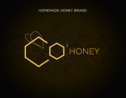 Co'honey logo - homemade honey brand