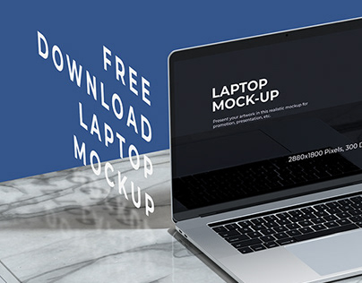 Free Download Laptop Mockup