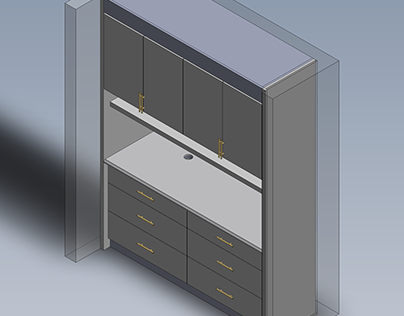 Cabinet and Drawers