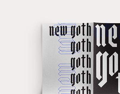 New goth — Specimen Typo