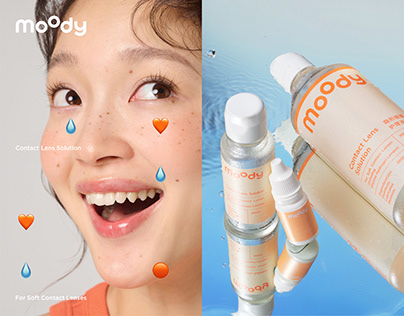 moody Contact Lens Solution | 產品及廣告設計