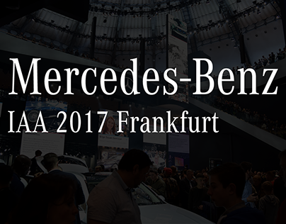 Mercedes Benz - IAA 2017 Frankfurt a.M.