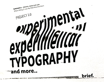 Bilgra Experimental Typography Movie Posters Exhibition