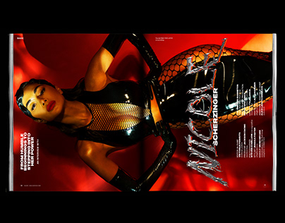 BASIC Magazine—Nicole Scherzinger Layout