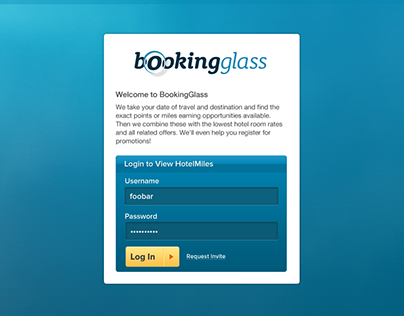 Booking Glass online travel product