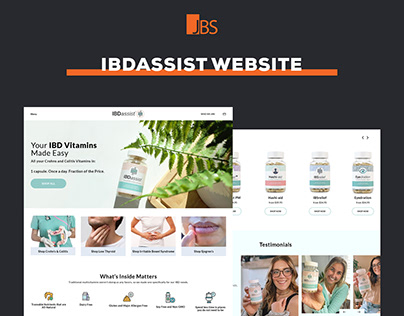 IBD Assist website design
