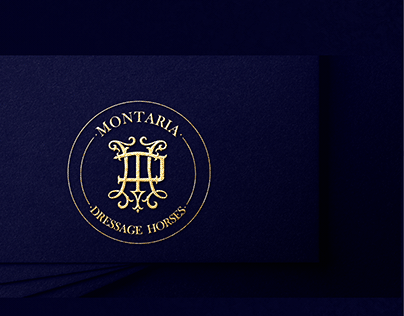 Montaria Dressage Horses - Monogram Logo