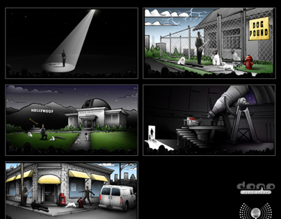 'The Great Alpha Dog' Storyboards