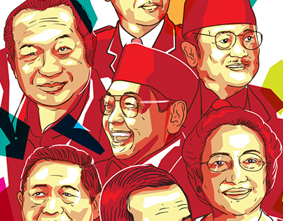 Indonesian President Illustration