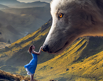 Fantasy Wolf - Photo Manipulation