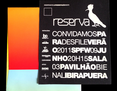 Reserva | SS 2011 | Fashion Show Invitation