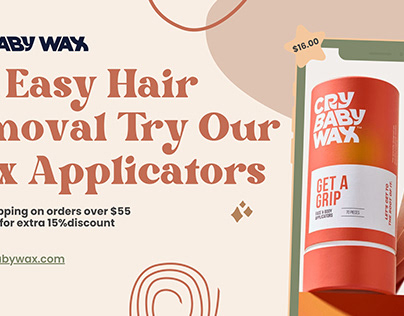 For Easy Hair Removal Try Our Wax Applicators