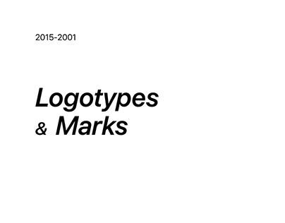 Logotypes & Markes 2015 - 2001