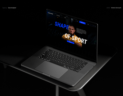 Shape of sport. E-commerce website