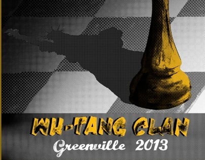 Wu Tang Clan - Gigposter for Greenville Festival 2013