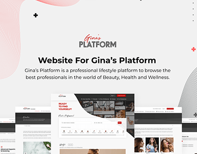 Website Design UX/UI - Gina's Platform