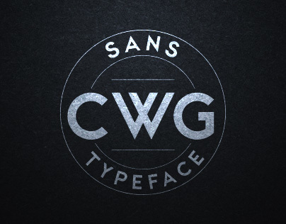 CWG Sans Typeface