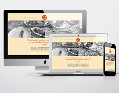Project thumbnail - Tapas Restaurant Website Design