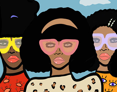 African women illustrations