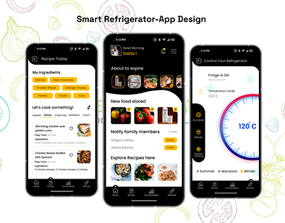 Smart Refrigerator-App Design