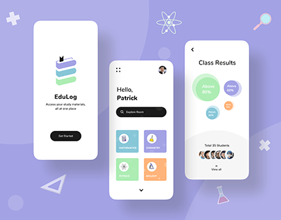 EduLog Student App Concept
