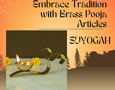 Sacred Offerings: Tradition with Brass Pooja Articles