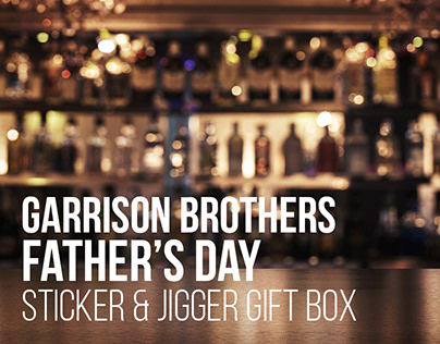 Father's Day - Sticker & Jigger Gift Box